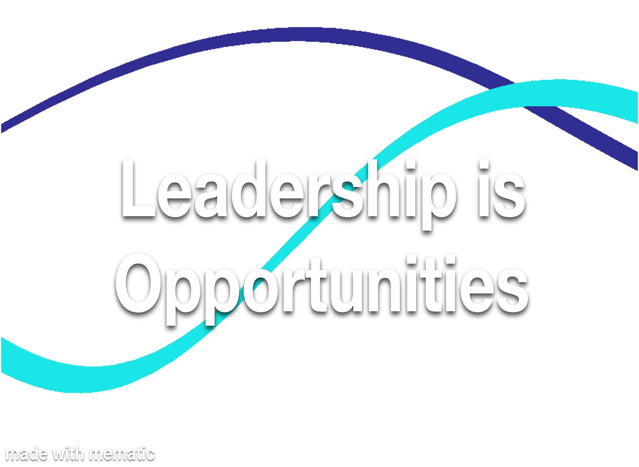 Leadership is Opportunities Refresher